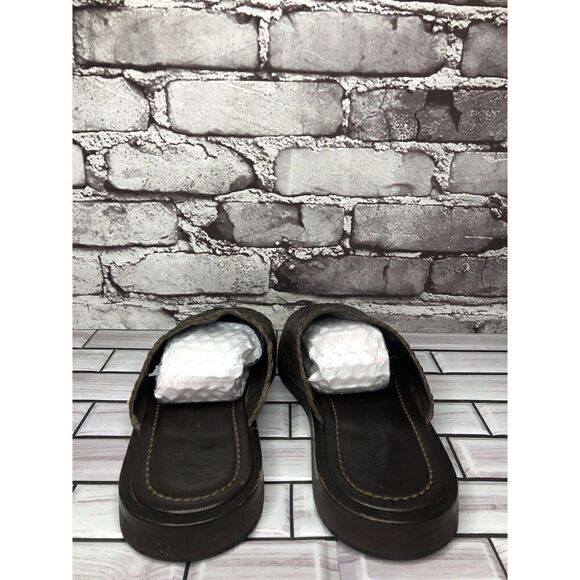 To Boot New York by Adam Derrick Brown Leather Slides Sandals Men Sz 8M US/41EU main image 8